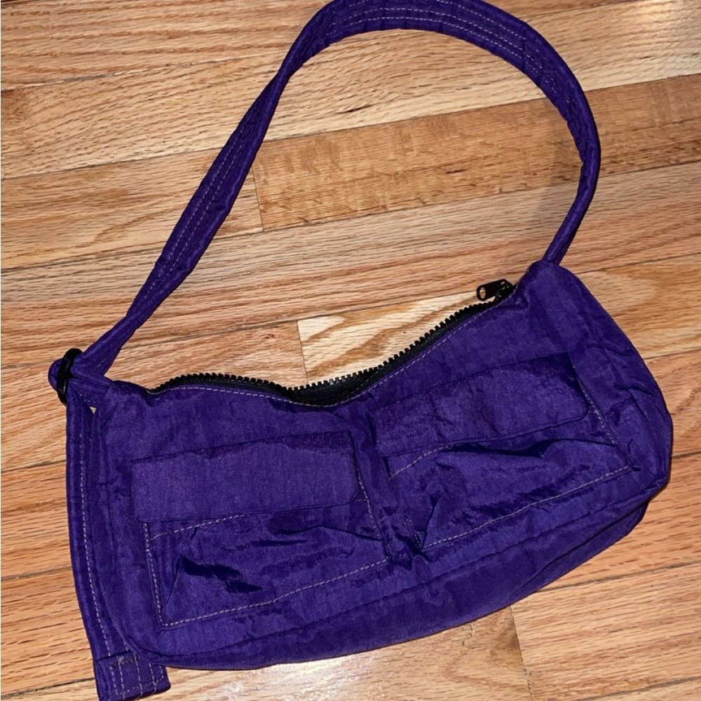 [READ] Baggu Cargo Mini Shoulder Bag DYED (dusty violet, overdyed dark violet)